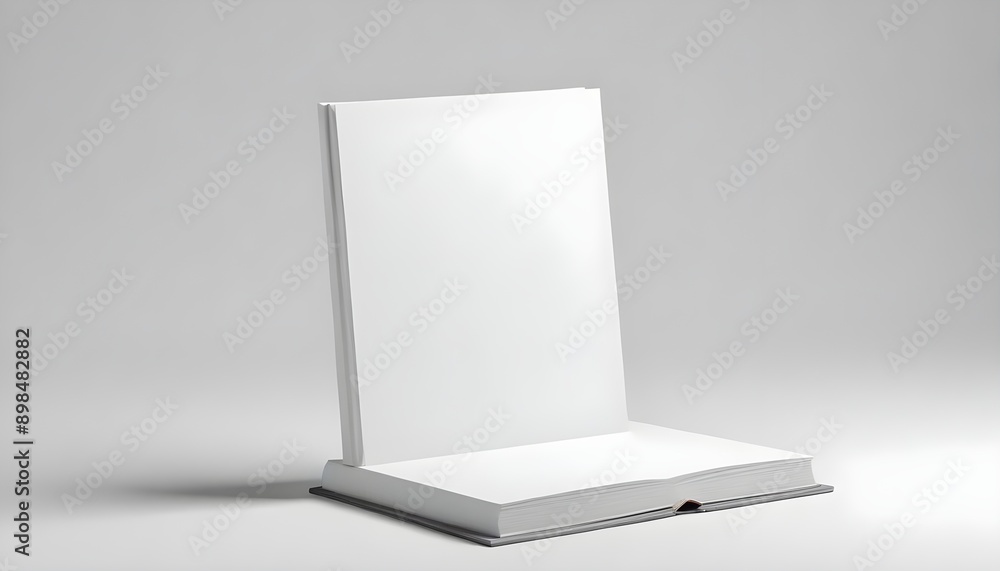 plain blank white Blank vertical book white mockup object plain blank white Blank vertical book white mockup object