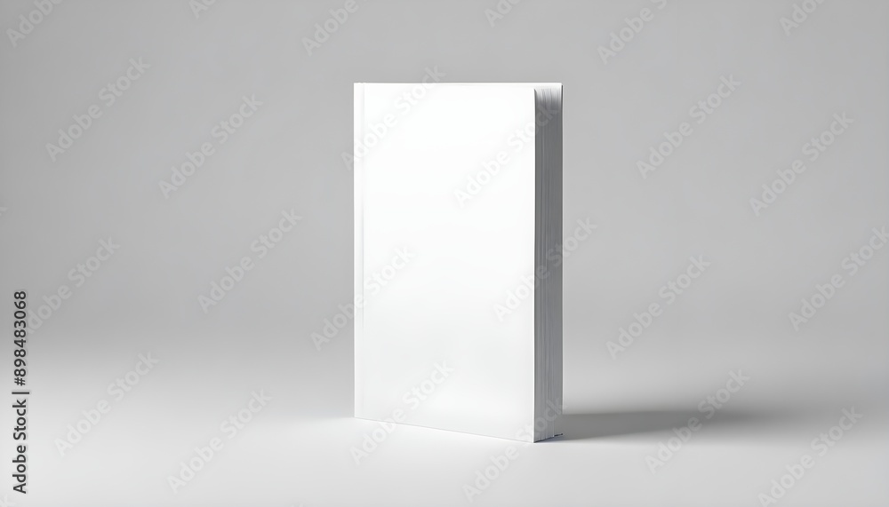 plain blank white Blank vertical book white mockup object plain blank white Blank vertical book white mockup object