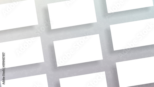 Business cards layout on concrete textured background mockup