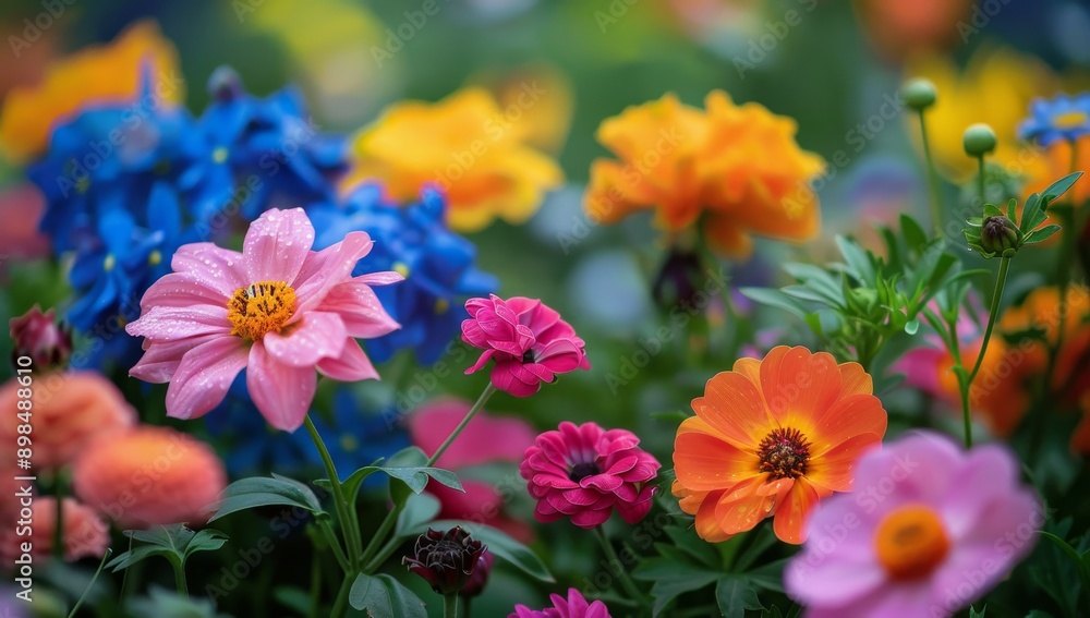 Vibrant Garden Flowers Vibrant Garden Flowers