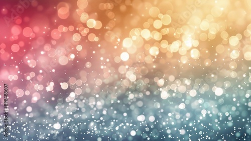 Abstract background showing bokeh effect with sparkling lights