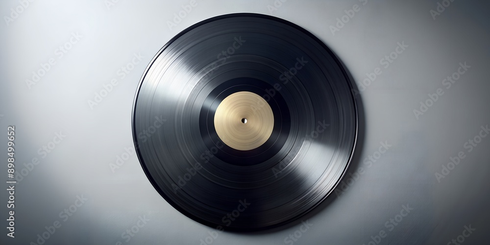 Fototapeta premium Schallplatte Vinyl Schellack Vinylscheibe Scheibe Platte AI Generative