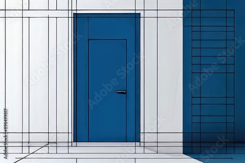 the AI Image Generator  doors in new home interior design