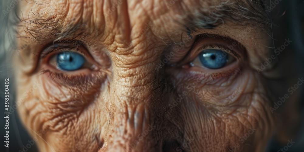 Eyes, thinking, and senior woman at nursing home with anxiety, worry, grief, or despair. Face and elderly woman sorrowful with nostalgia, doubt, dementia, or Alzheimer's Eyes, thinking, and senior woman at nursing home with anxiety, worry, grief, or despair. Face and elderly woman sorrowful with nostalgia, doubt, dementia, or Alzheimer's