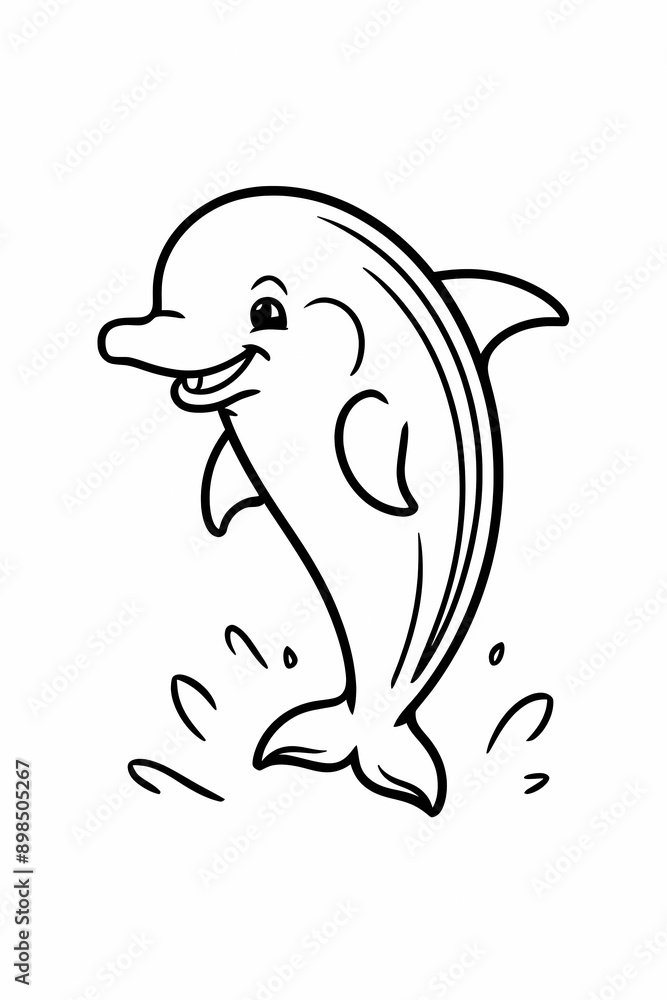 Obraz premium illustration of a dolphin