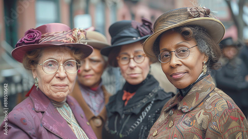 Empowered Women Advocating for Voting Rights: Honoring the Historic Struggle for Suffrage