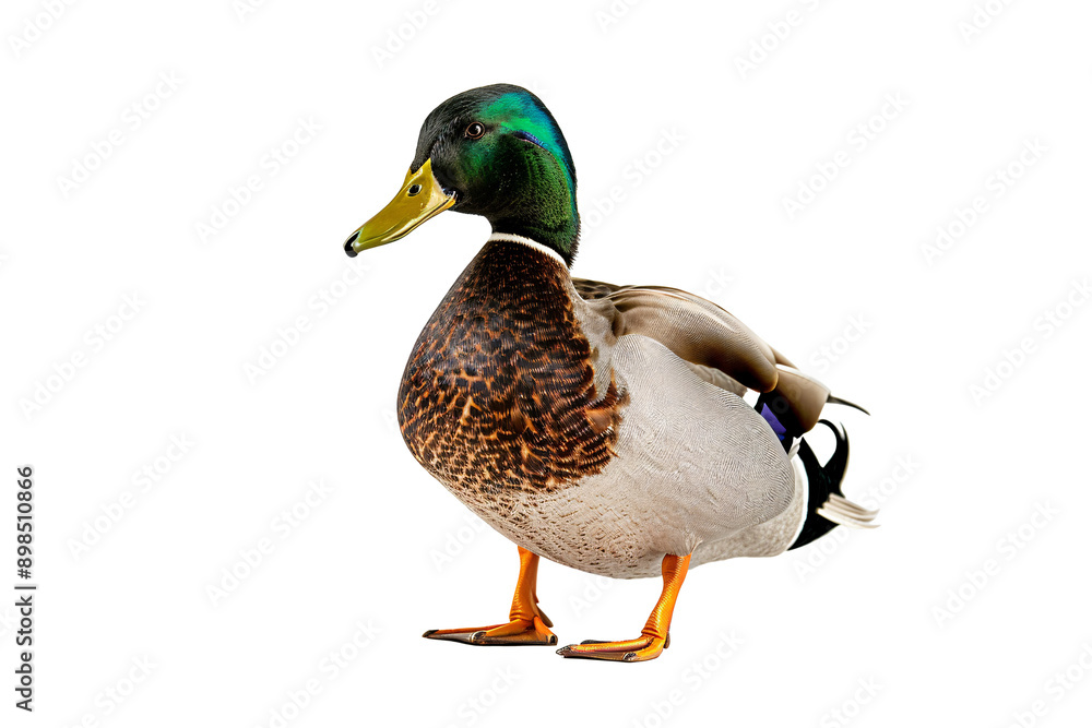 a duck with a green head a duck with a green head