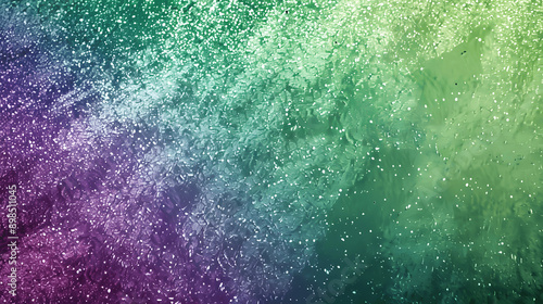 Bright green purple grainy background with vibrant noise texture for gradient retro poster design