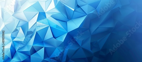 Abstract background showing blue geometric shapes creating modern design