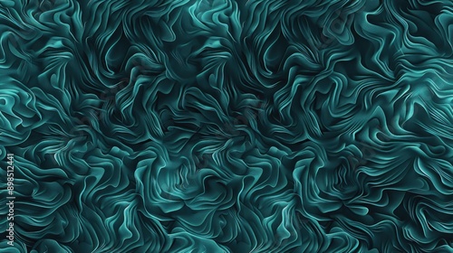 Abstract blue, white, and orange lines are set against a dark background. The lines appear to be waving, creating a sense of motion SEAMLESS PATTERN