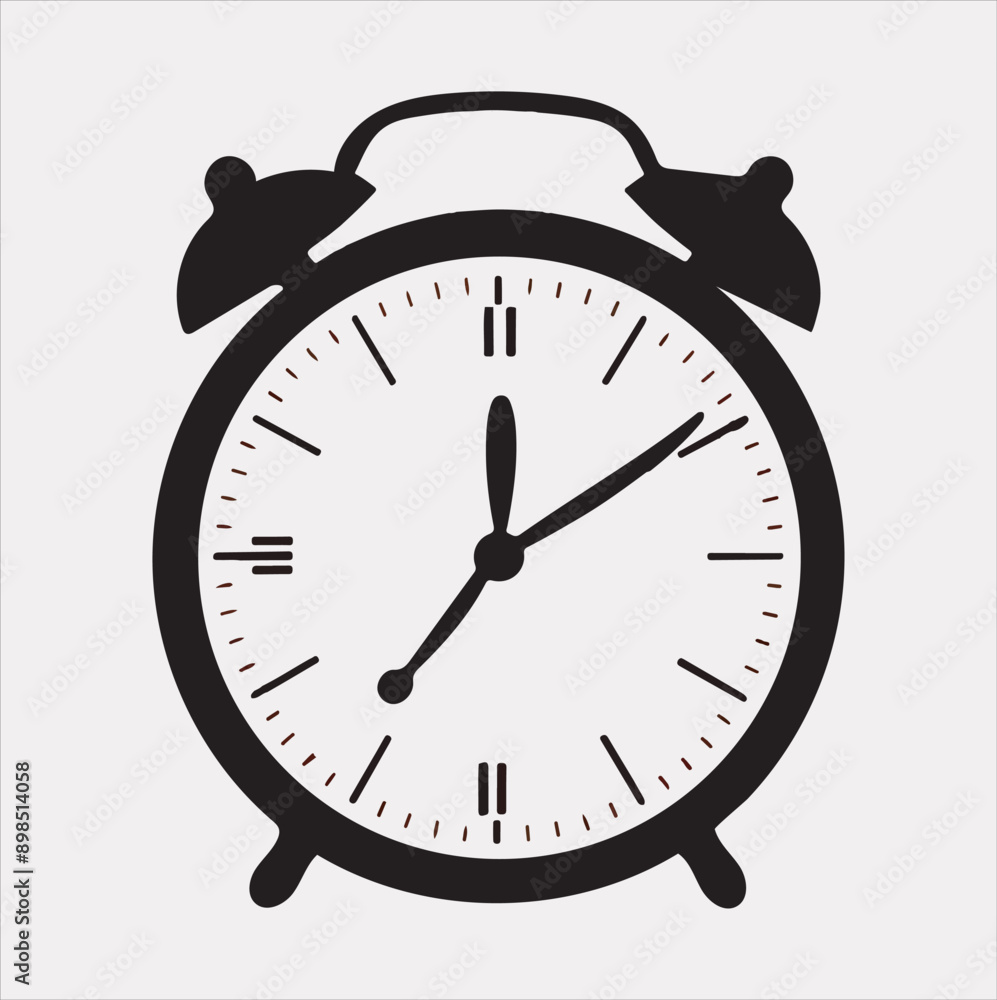 timer vector silhouette on a white background timer vector silhouette on a white background