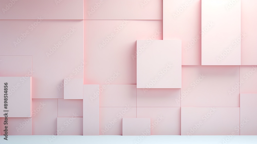 a wall with squares and rectangles a wall with squares and rectangles