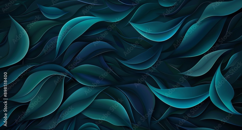 abstract-background-wallpaper-blue-and-green-organic-waves-3d