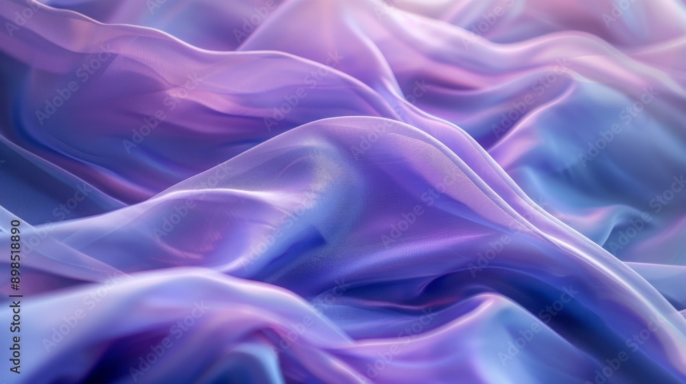 A purple and blue fabric with a wave pattern A purple and blue fabric with a wave pattern
