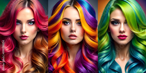 beautiful. women's hairstyles, coloring, hair © Silaya Elena