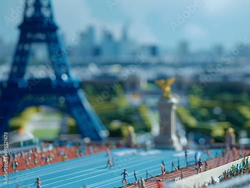 People Competing at the Olympic Games photo