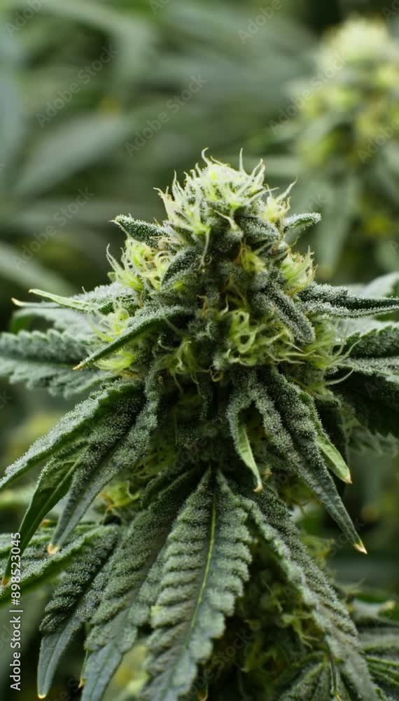 Close-Up Handheld Shot of Marijuana Plants with Large Flowers Being Trimmed at an Indoor Growing Operation in 4K Ultra HD Video Close-Up Handheld Shot of Marijuana Plants with Large Flowers Being Trimmed at an Indoor Growing Operation in 4K Ultra HD Video