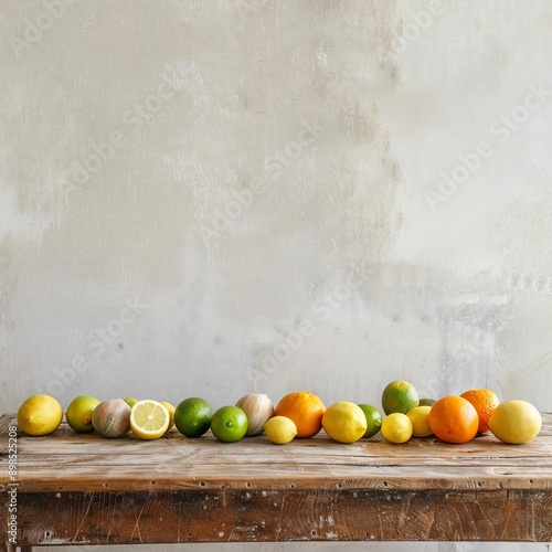 Background with space for copy, featuring a fruit theme. Perfect for designs related to healthy eating, freshness, and nature photo