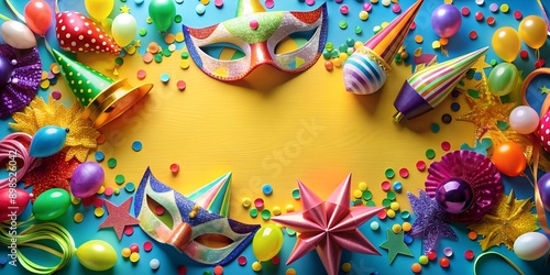 Party Fete Karneval Geburtstag  Dekoration AI-Generated Content © anulak
