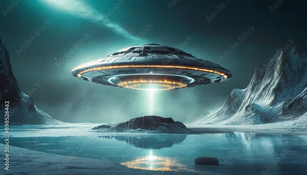 Obraz premium alien ufo 