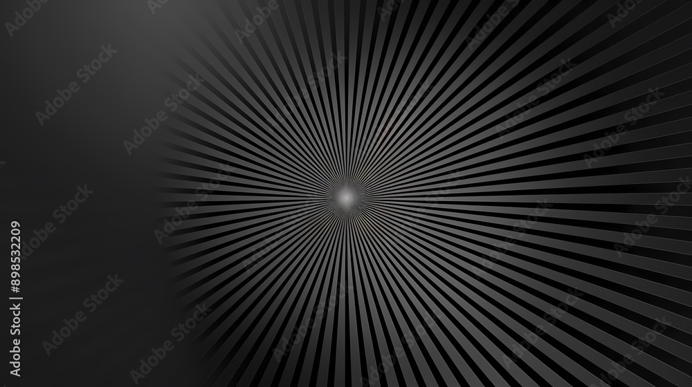 Abstract dark radial lines converging to a point, creating a hypnotic and futuristic visual effect. Abstract dark radial lines converging to a point, creating a hypnotic and futuristic visual effect.