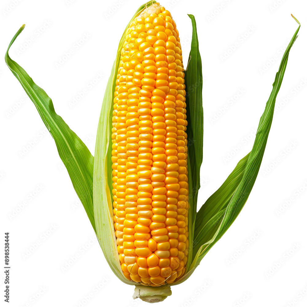 Obraz premium Ear of corn. PNG element isolated on transparent background.