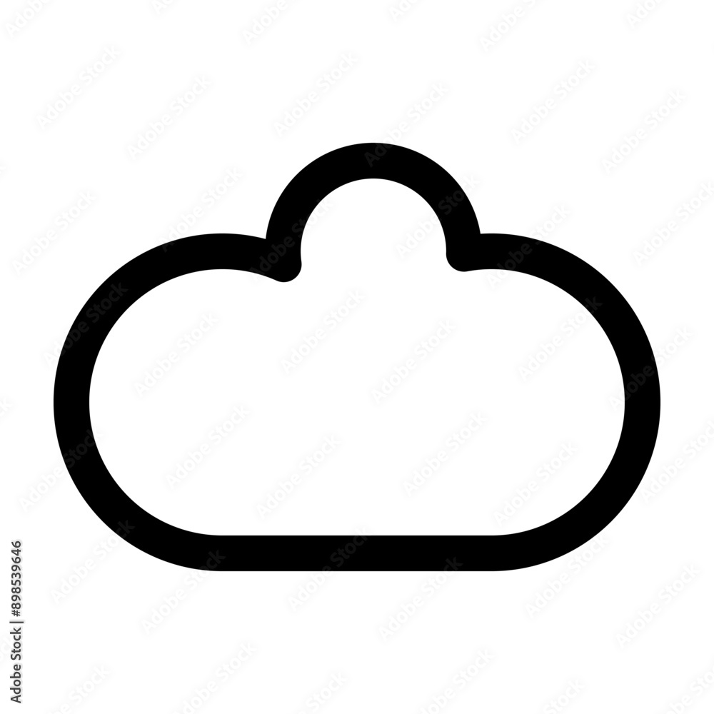 Cloud icon template Cloud icon template