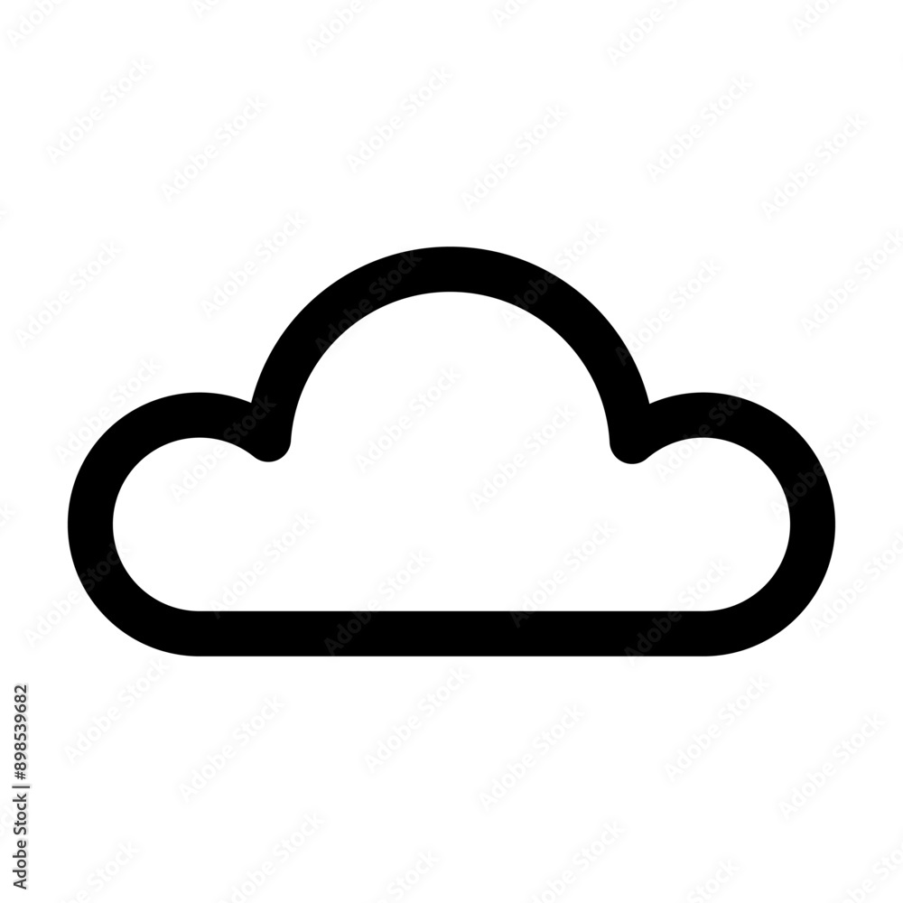Cloud icon template Cloud icon template