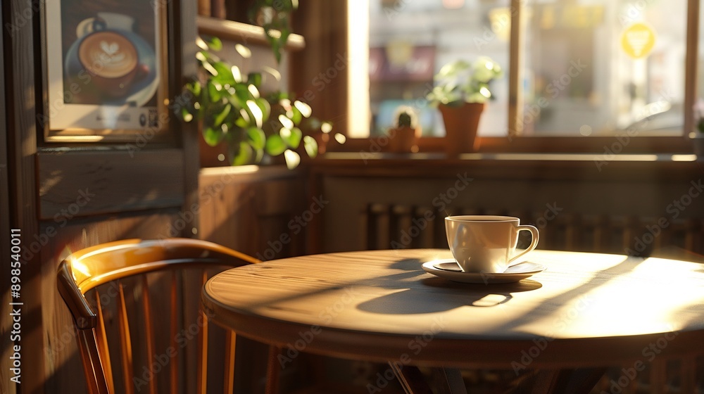 A Cup of Coffee in the Warm Morning Sun A Cup of Coffee in the Warm Morning Sun