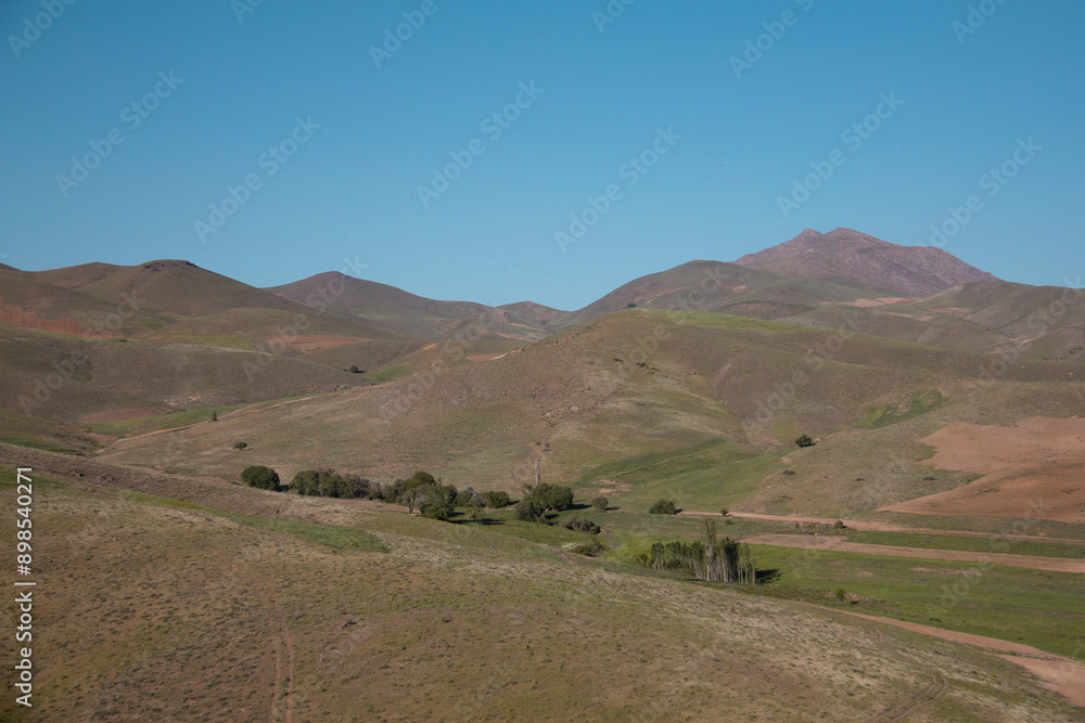 Obraz premium Green area and nature of Ziviyeh region of Kurdistan, Iran
