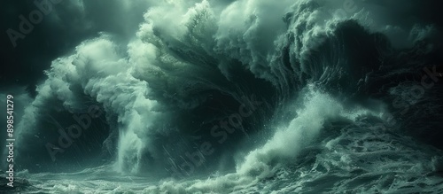 A Massive Wave Breaking During a Storm