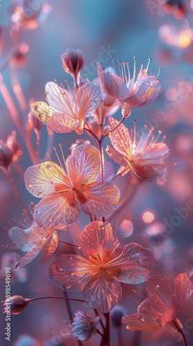Bunch of Flowers Growing in Grass