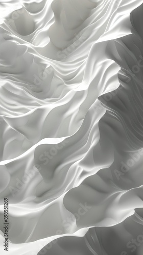 Close Up of Bed With White Sheets