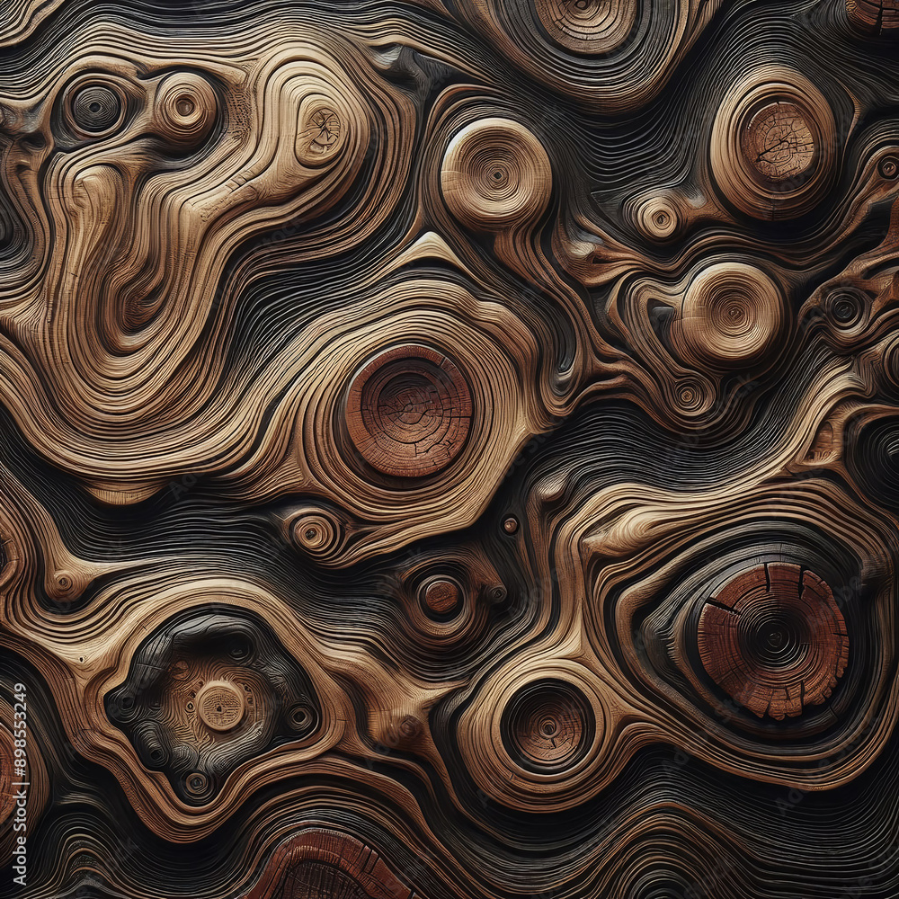 wood abstract background with circles wood abstract background with circles
