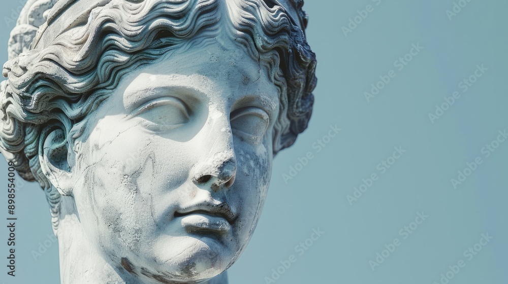greek statue head generative ai greek statue head generative ai