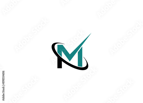MC letter logo design with Creative Modern vector iicon template