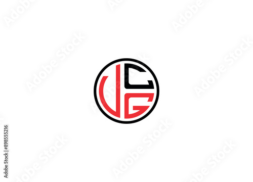 Free Download UGC Letter Logo Design with Creative Modern vector iicon template - GFXLoad