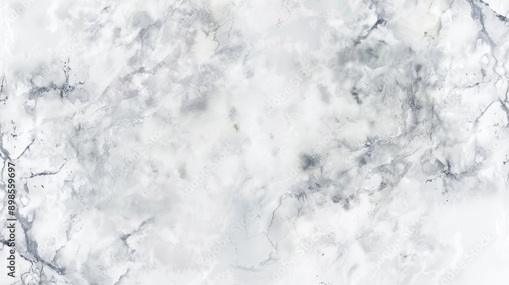 Fototapeta premium This image showcases a pristine white marble texture with delicate gray veining. It symbolizes elegance, purity, sophistication, luxury, and natural beauty.