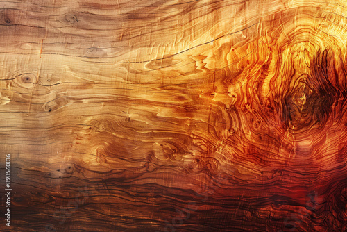 Natural Wood Grain with Golden and Red Hues

Description: Detailed view of natural wood grain featuring an intricate pattern with golden and red hues, showcasing the organic beauty of timber.