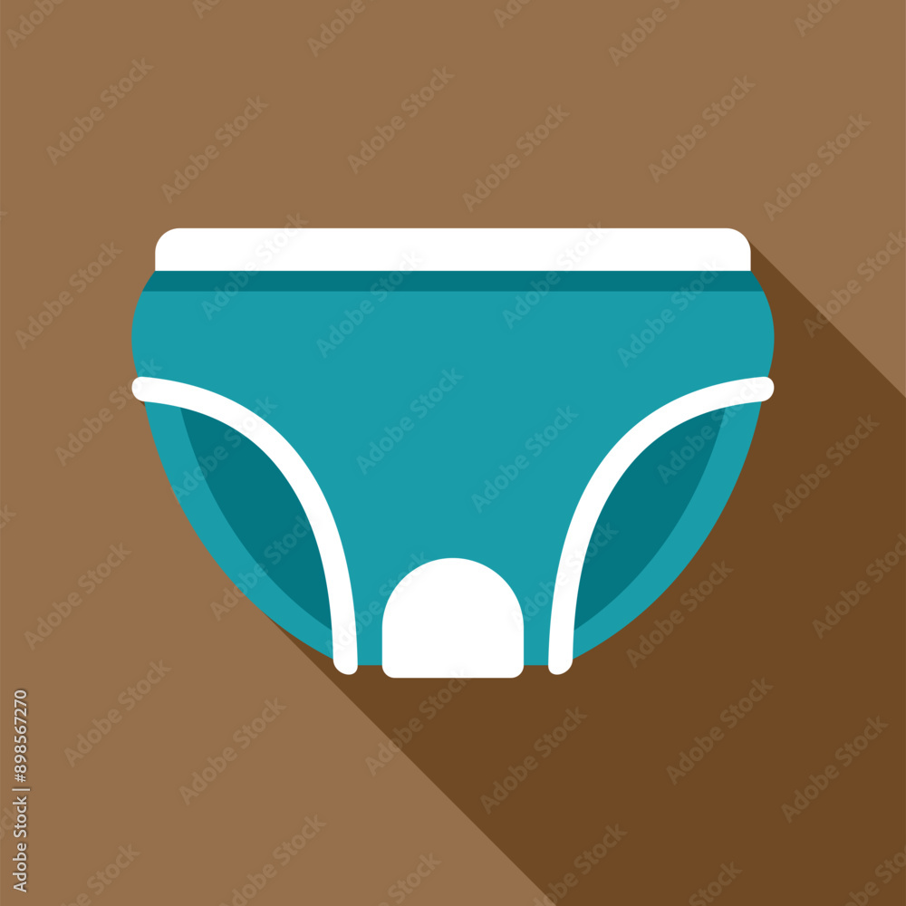 Baby diaper representing childcare and parenting Baby diaper representing childcare and parenting