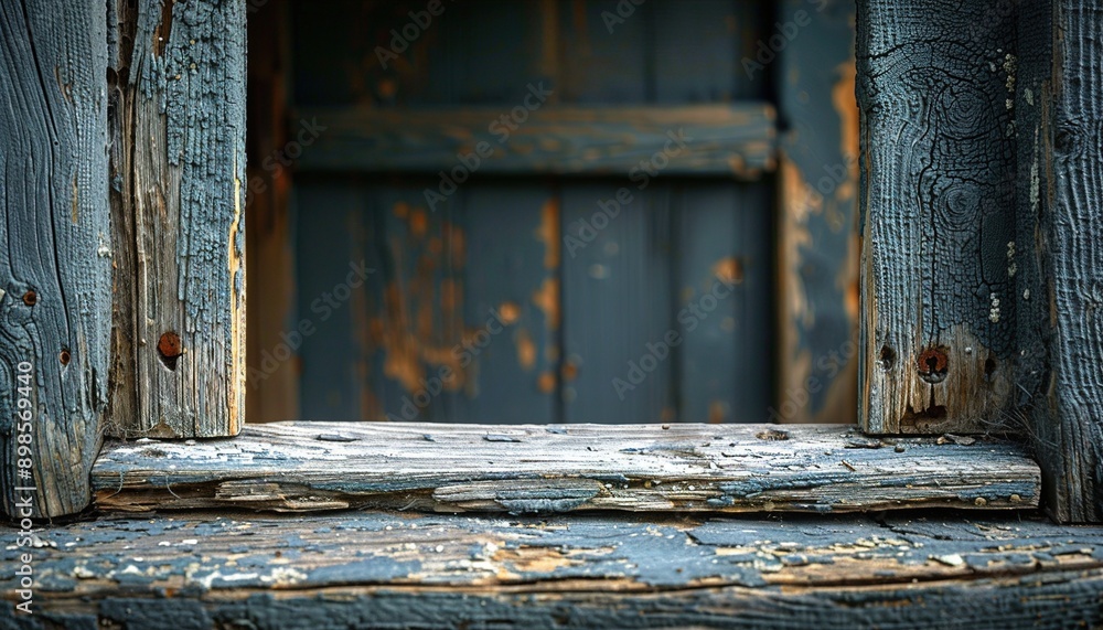 wood frame with a line of the border on old rustic vintage wood frame with a line of the border on old rustic vintage