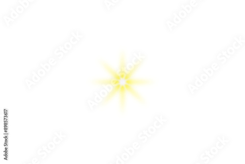 Vector transparent sunlight lens flare effect. Bright sun flash with special light effects
