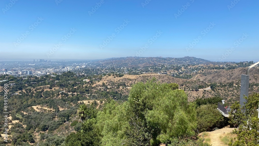 Obraz premium City hillsides