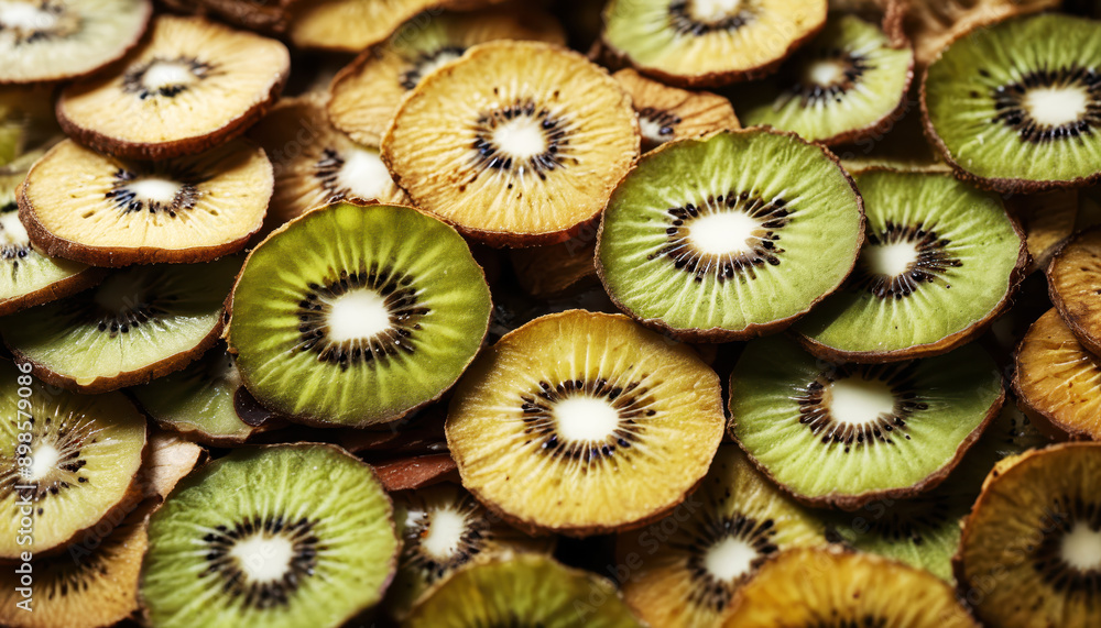 Natural dried kiwi pieces without sugar Natural dried kiwi pieces without sugar