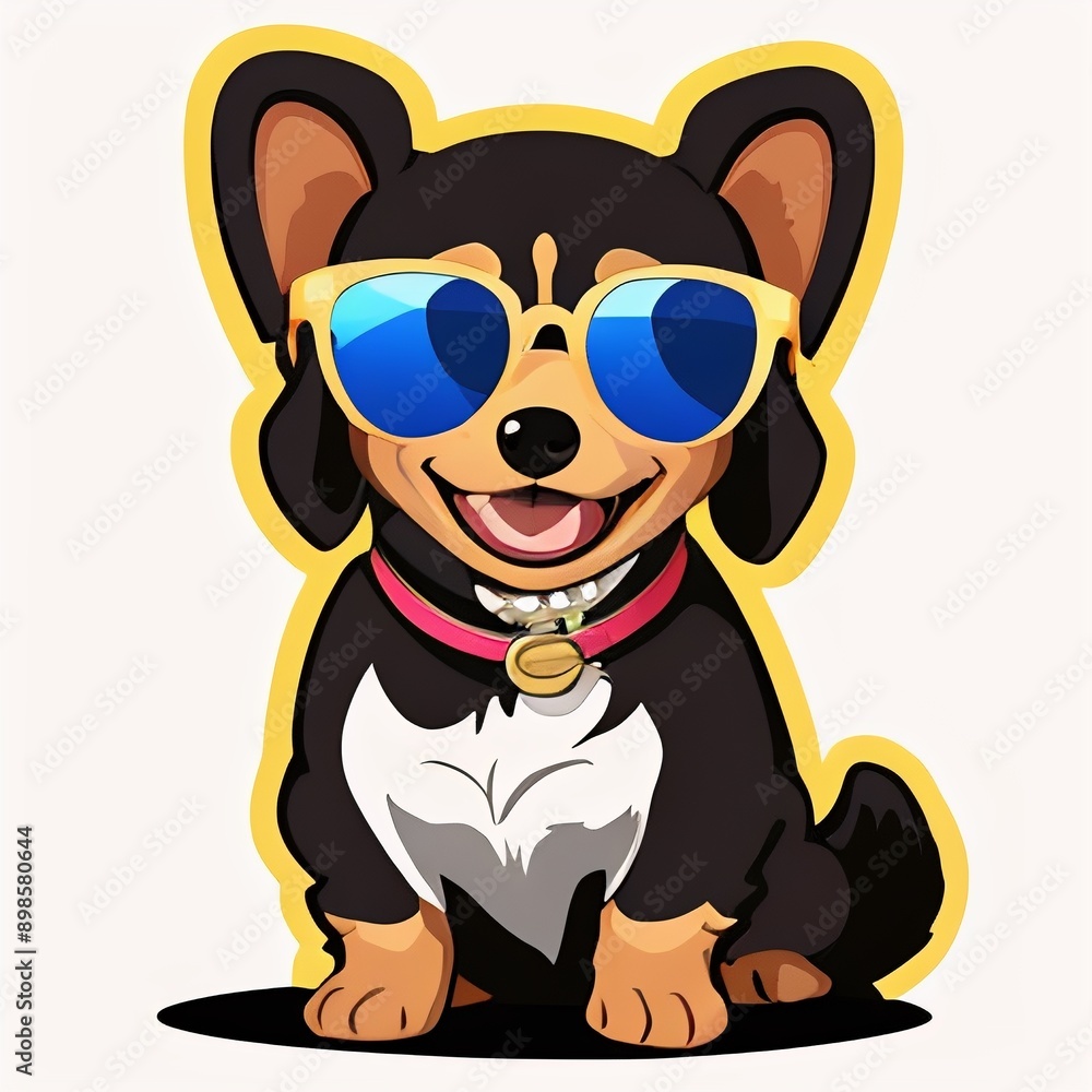 dog with sunglasses dog with sunglasses