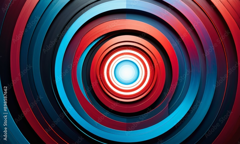 digital illustration of a spiral pattern with concentric circles of different colors. digital illustration of a spiral pattern with concentric circles of different colors.