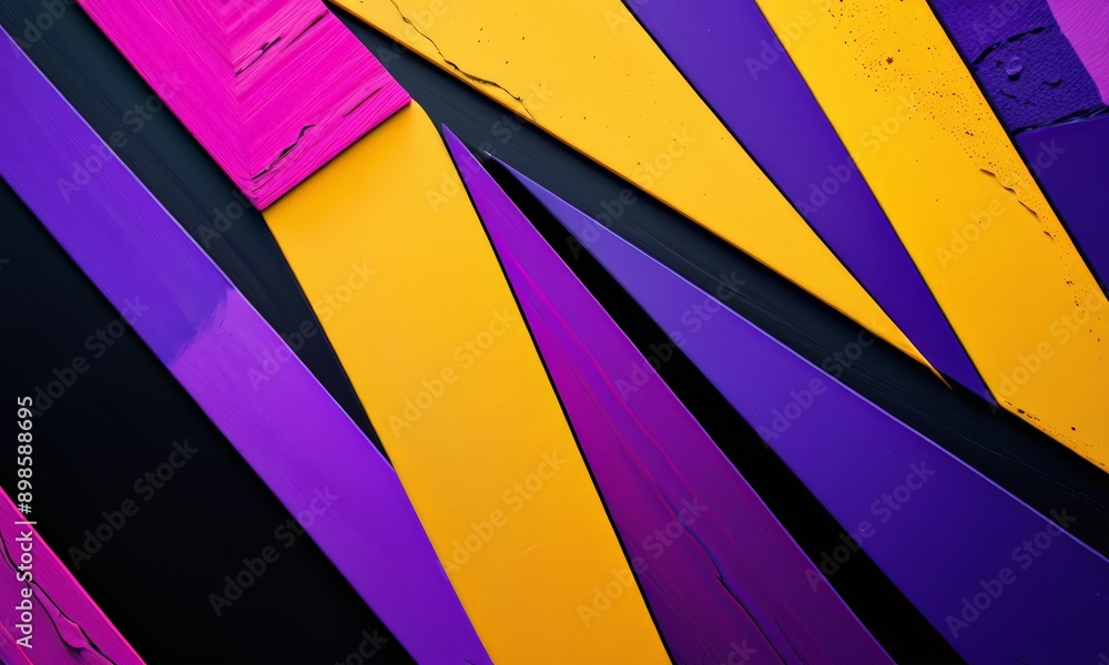 custom made wallpaper toronto digitalclose-up of a colorful abstract pattern composed of various geometric shapes and lines.