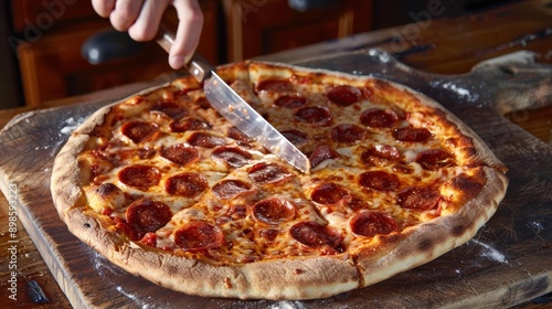 Wallpaper Mural Pepperoni pizza Torontodigital.ca