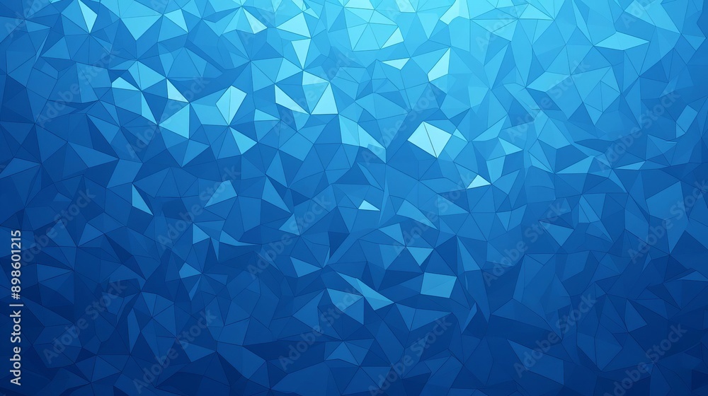 Fototapeta premium Polygonal texture, blue