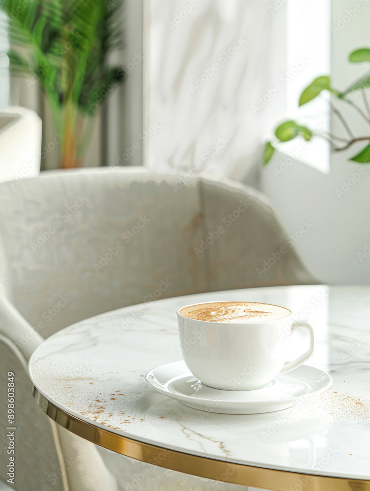 coffee cup on the table at home coffee cup on the table at home